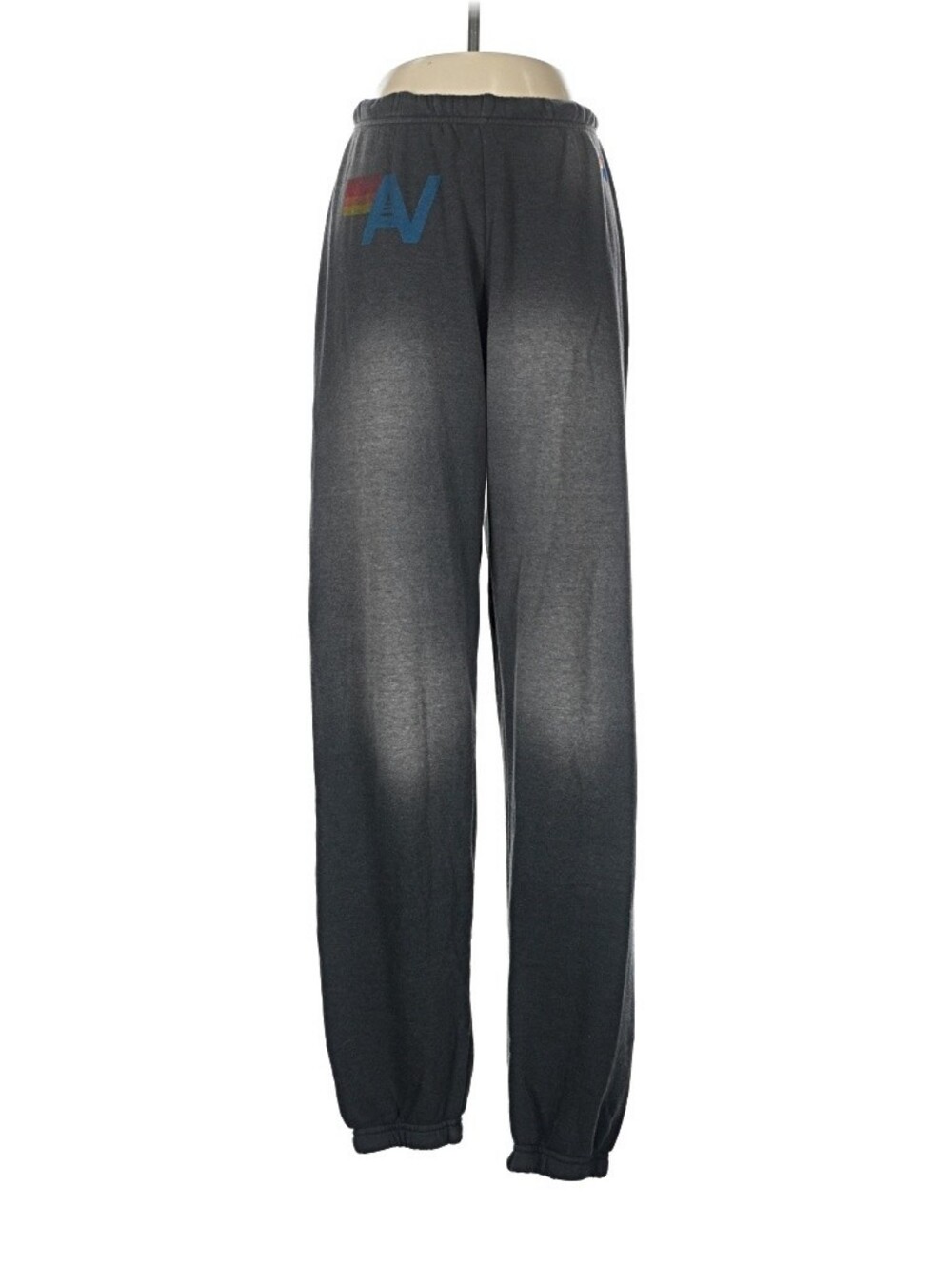 Aviator Nation Women's Vintage Logo Sweatpants - Faded Smoke Ombre Medium
